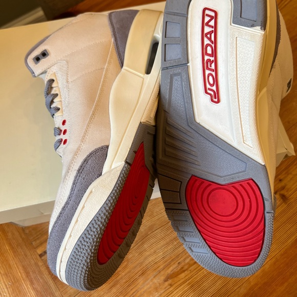 Nike Air Jordan 3 Retro SE 12.5 Muslin University Red - Picture 3 of 16